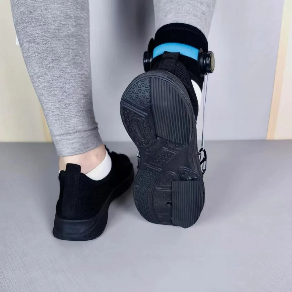 Adaptive Walking Support Shoes with Adjustable Foot Lift System