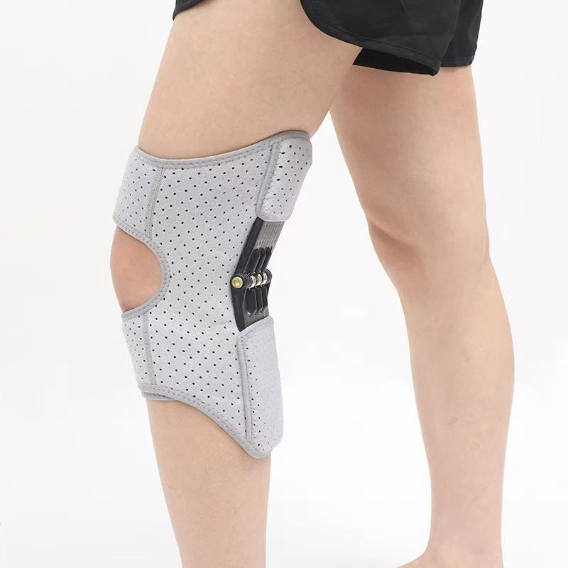 Adjustable Knee Support Brace with Spring Hinge