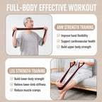 Multi-Loop Resistance Stretch Band for Seniors – Full Body Strength & Flexibility Trainer